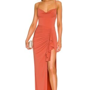 Katie May So Juicy Gown in Rust
